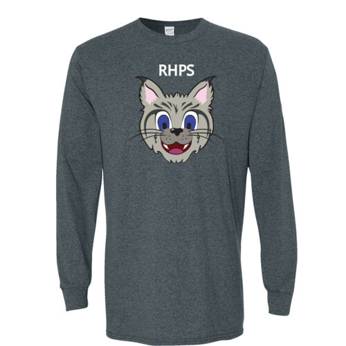 Gildan Unisex Big Bobcat Printed Long Sleeve Thumbnail